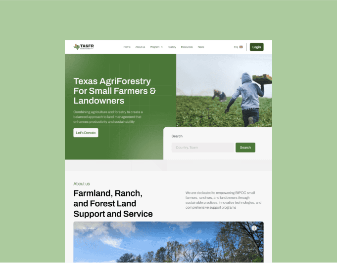TASFR Texas AgriForestry Web